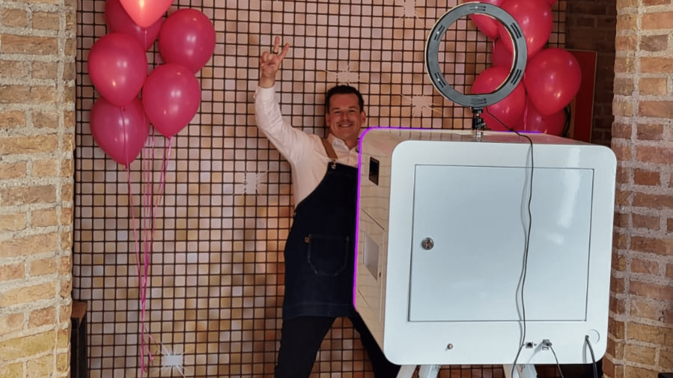 Backdrop bij je photobooth? 22 Photobooth met backdrop